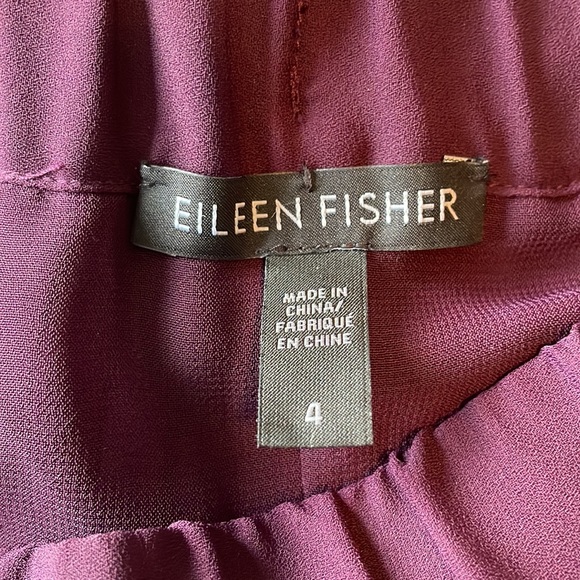 Eileen Fisher pleated purple skirt - Picture 4 of 5